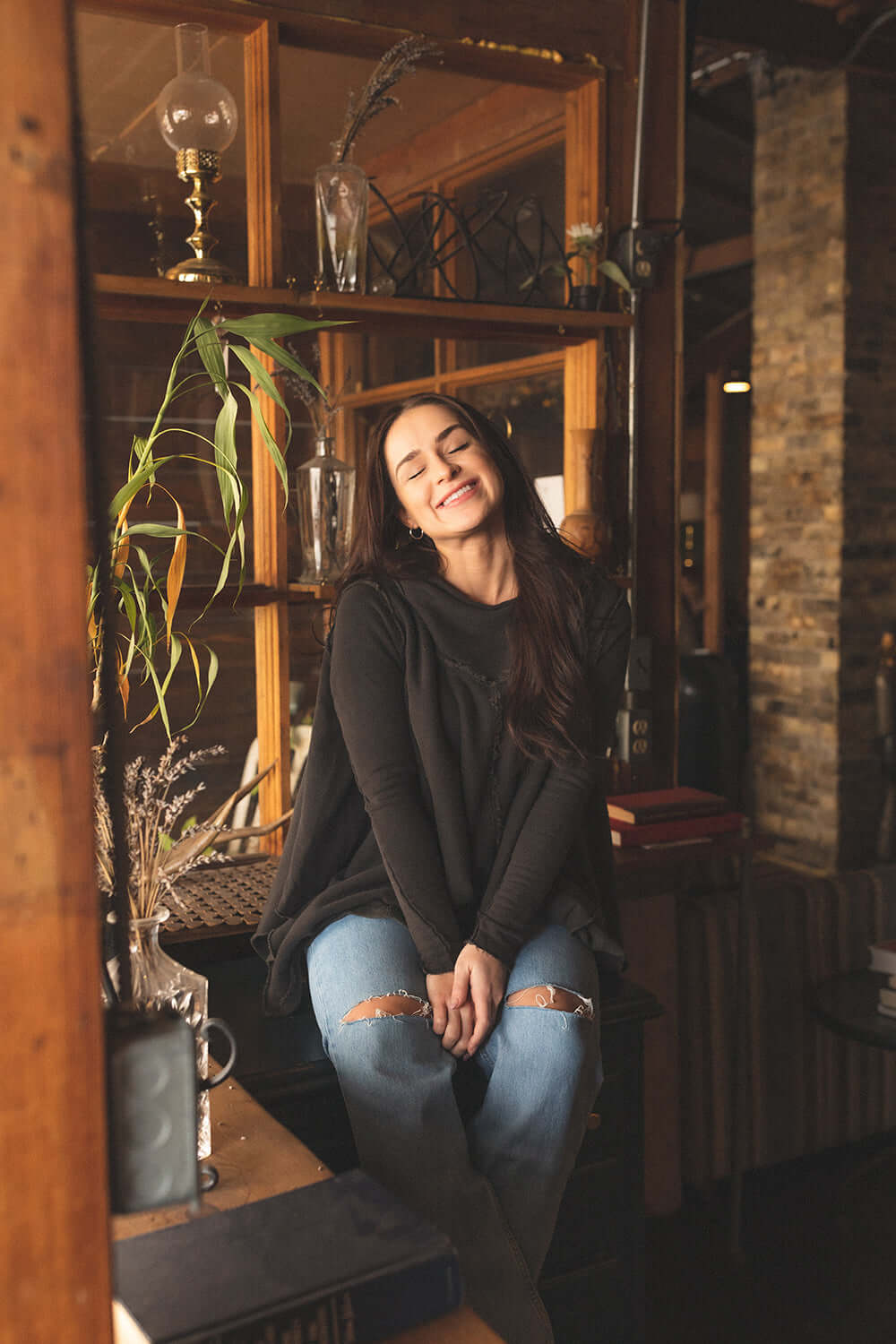 Effortlessly cool. This Free Spirit hoodie is oversized, but flattering. Dress it up with a pair of your favorite jeans or keep it cozy in sweats. + Olive / Black+ Available in S-XL+ Machine wash cold+ Tumble dry on low 100% Organic Cotton Ethically made in Los Angeles, CA