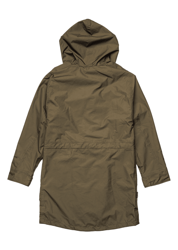 Made in USA Boathouse Women's Gore-Tex Campus Parka 2.0 Rain Coat Jacket available in Olive, Navy, Black and Orchid Mist