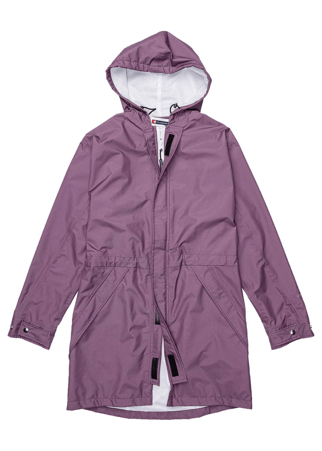 Made in USA Boathouse Women's Gore-Tex Campus Parka 2.0 Rain Jacket available in Olive, Navy, Black and Orchid Mist