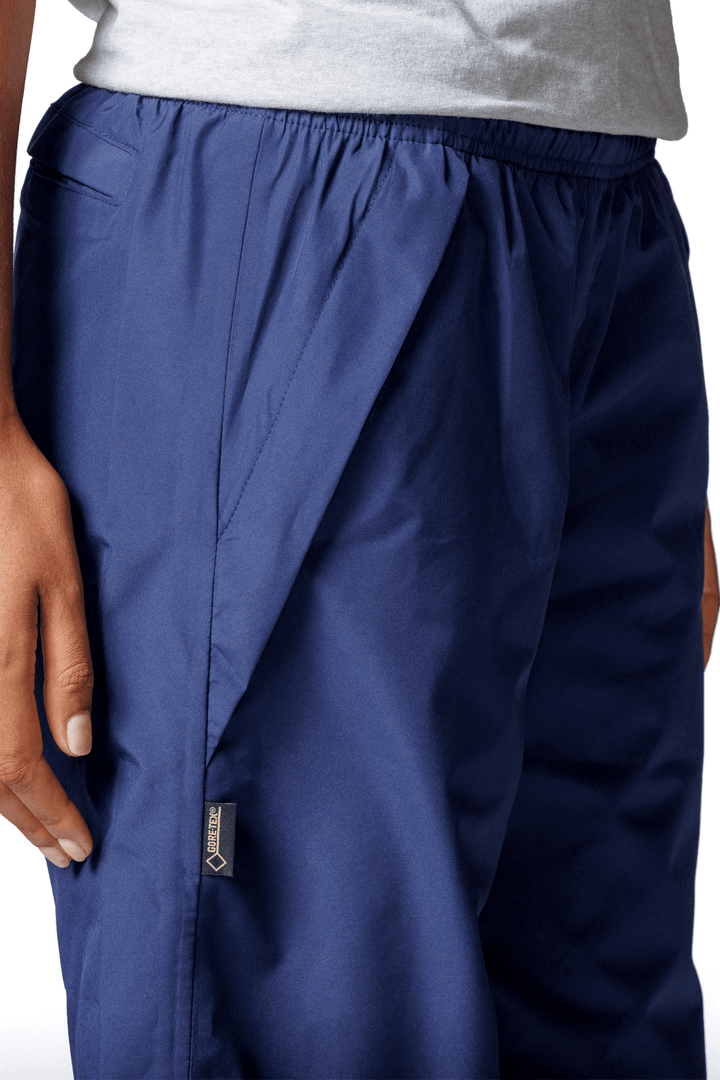 Made in USA BOATHOUSE Women's GORE-TEX® Pants, Waterproof, Breathable, Midweight, Athletic, Outdoor Wear in Black or Navy Blue
