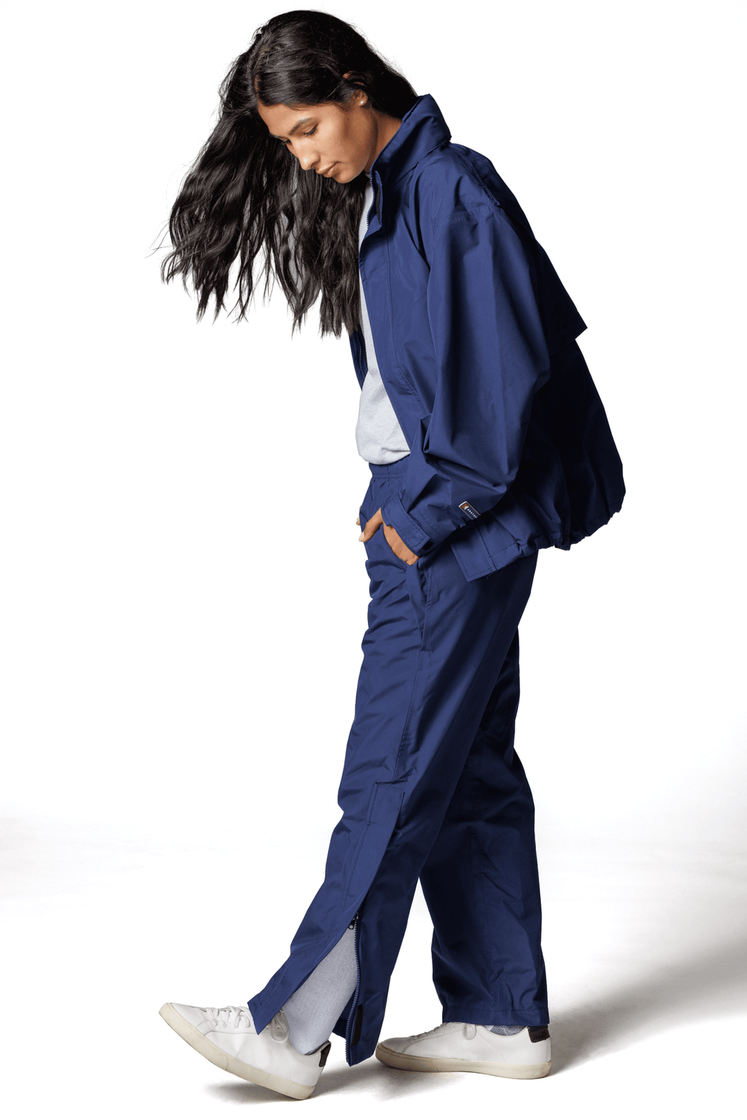 Made in USA BOATHOUSE Women's GORE-TEX® Pants, Waterproof, Breathable, Midweight, Athletic, Outdoor Wear in Black or Navy Blue