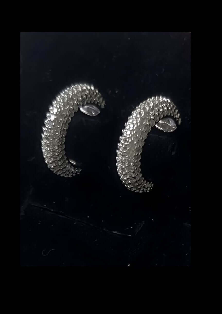 Shine On Hoop Earrings with Cubic Zirconia