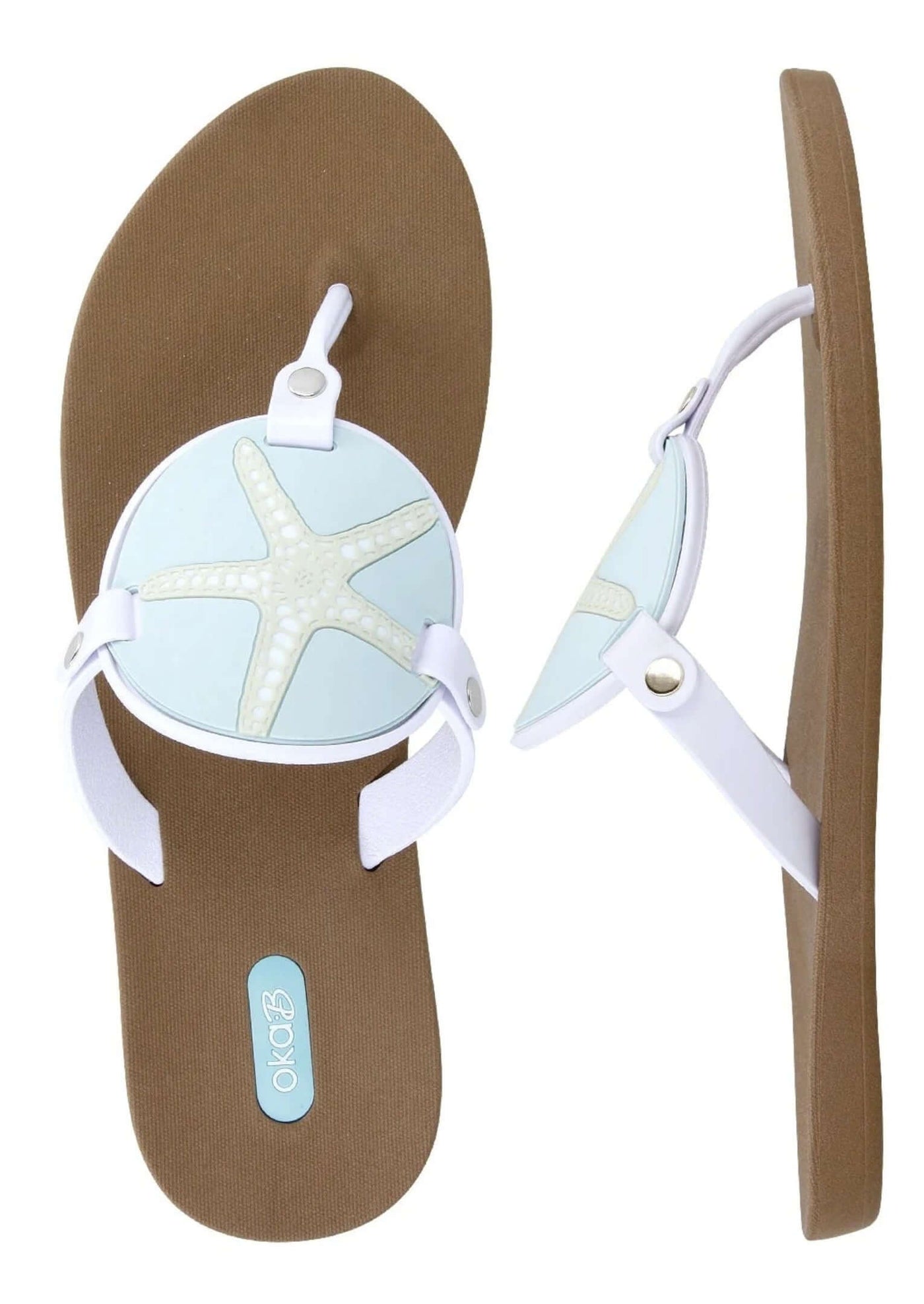 Oka-B Solara Starfish Flip Flops | Made in USA | This Sandal is ready for sunny days ahead! | Classy Cozy Cool Women's Boutique