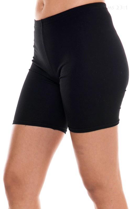 Brand: Loving People - Black Cotton Mid Length Biker Shorts -  Biker Shorts, Black, cotton, Lounge, Loungewear, Made in America, made in usa, Plus, soft, Spring, Summer, Wardrobe Essentials, Women's Clothing - Classy Cozy Cool Boutique