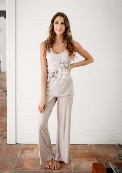 Sleepaholic Luxury Travelers Loungewear Pants Made in USA with Fabric that is Made in USA! New Trendy Light & Luxurious Loungewear Line! 