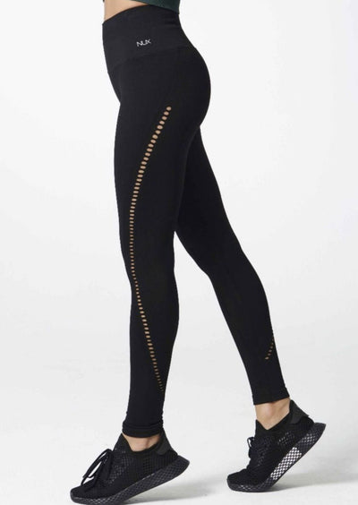 NUX | Black Yoga Body Contour Legging | Style # P4703| Made in the USA | Classy Cozy Cool Women’s Clothing Boutique