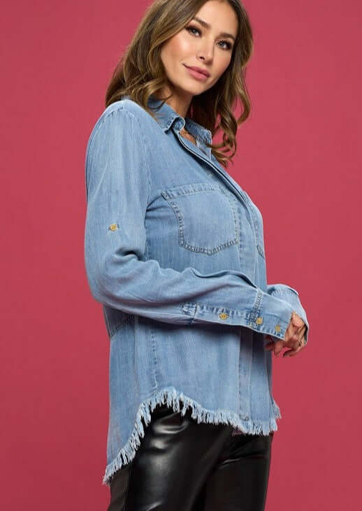 How to Wear a Denim Shirt (21 Outfit Ideas)