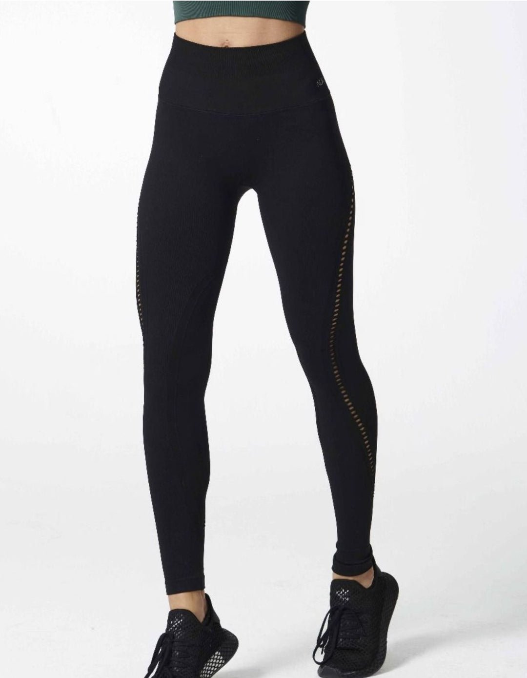 NUX | Black Yoga Body Contour Legging | Style # P4703| Made in the USA | Classy Cozy Cool Women’s Clothing Boutique