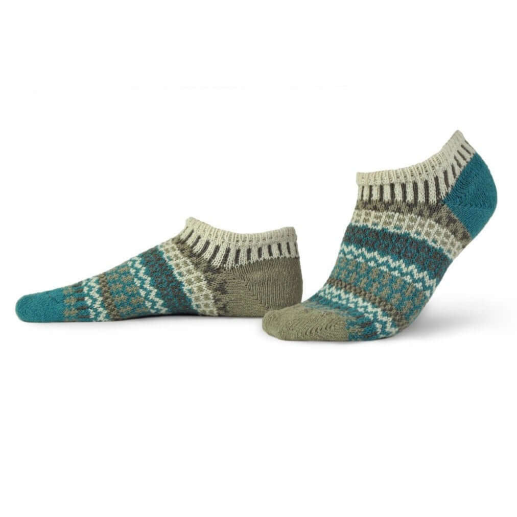 Solmate CUMIN Knitted Ankle Socks Proudly Made USA | These socks are delightfully mismatched & so very comfortable. Classy Cozy Cool Women's Boutique.