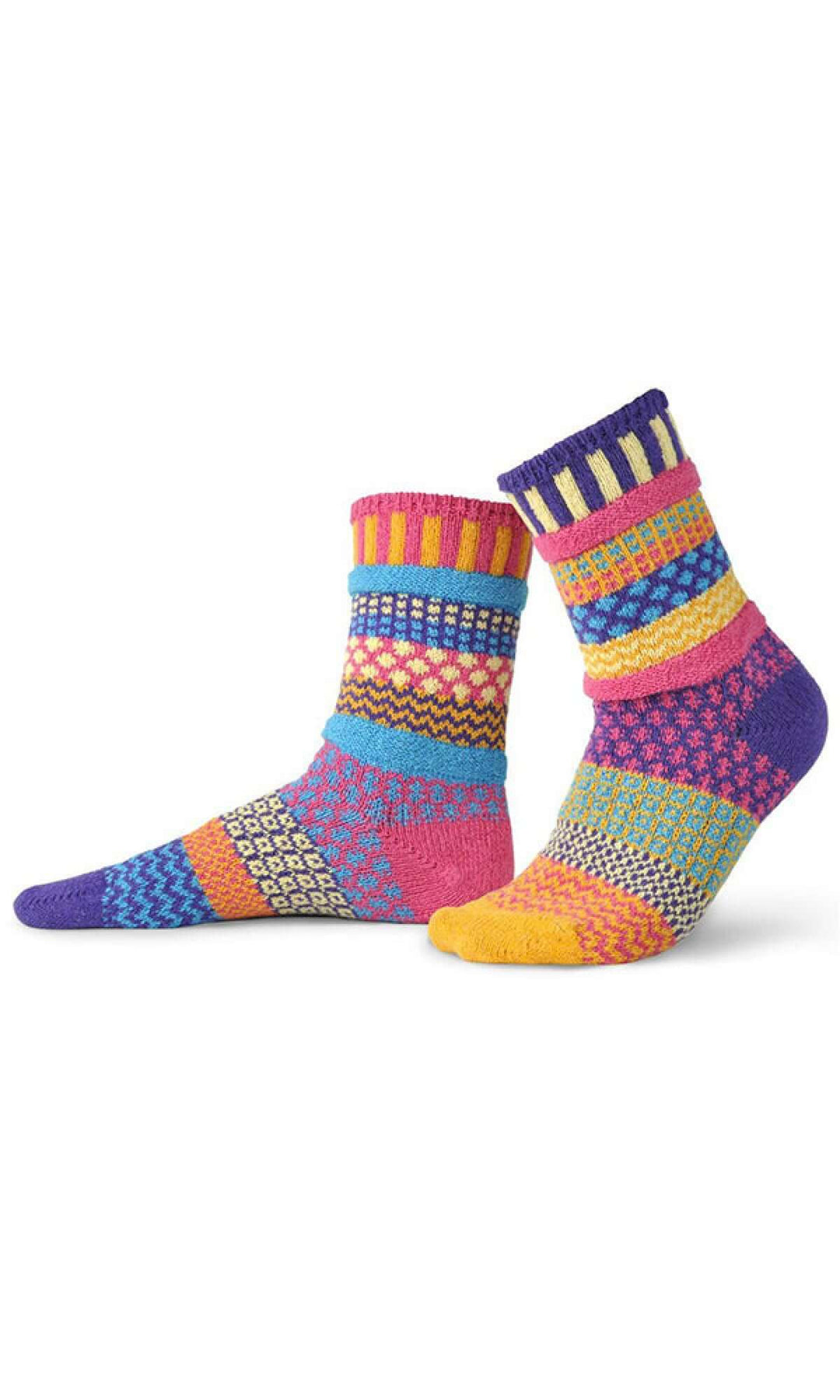SUNNY Knitted Crew Socks Made in USA