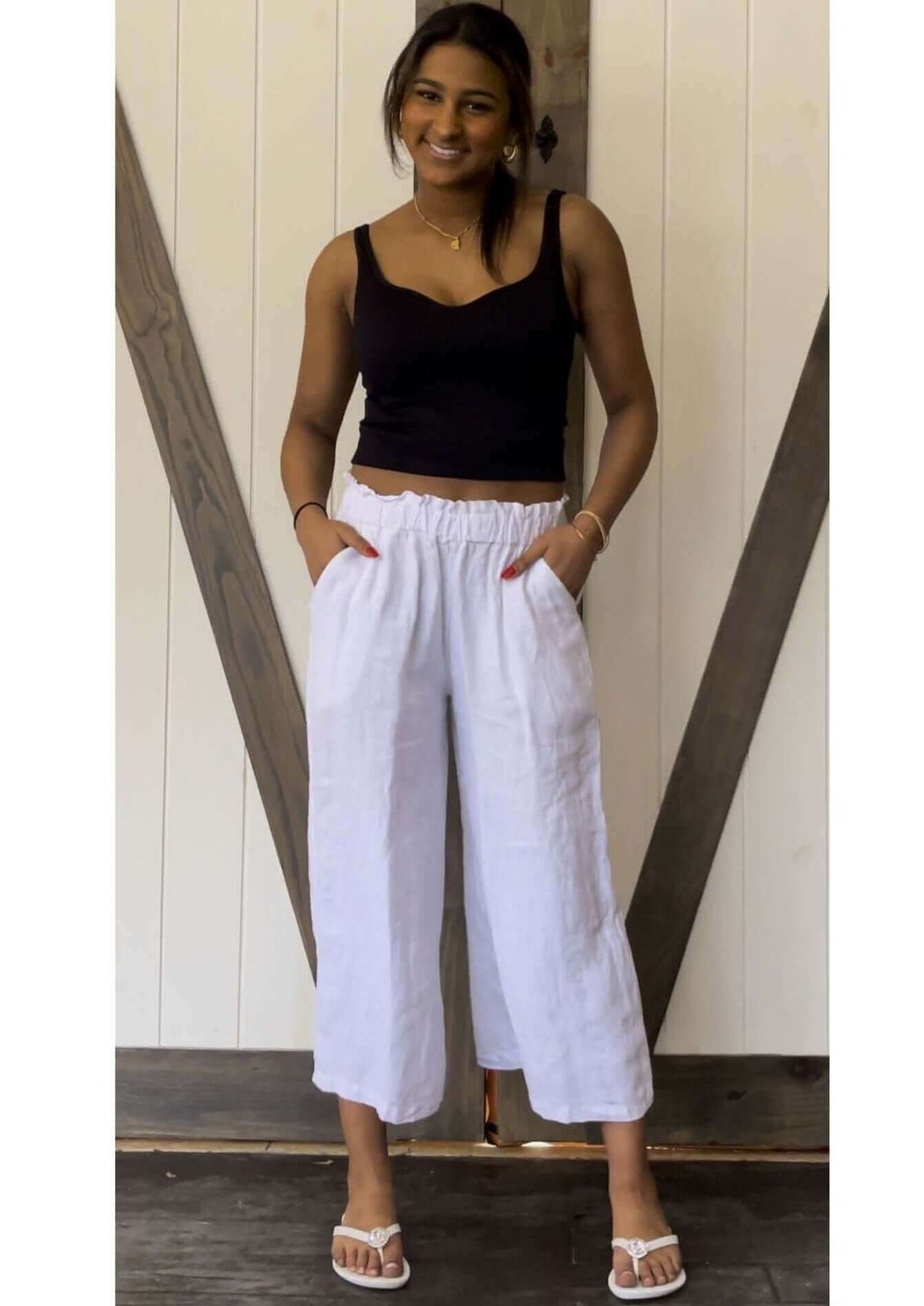 Cotton , Linen Gaucho Pants 101, Burda Style 07/21 July 2021