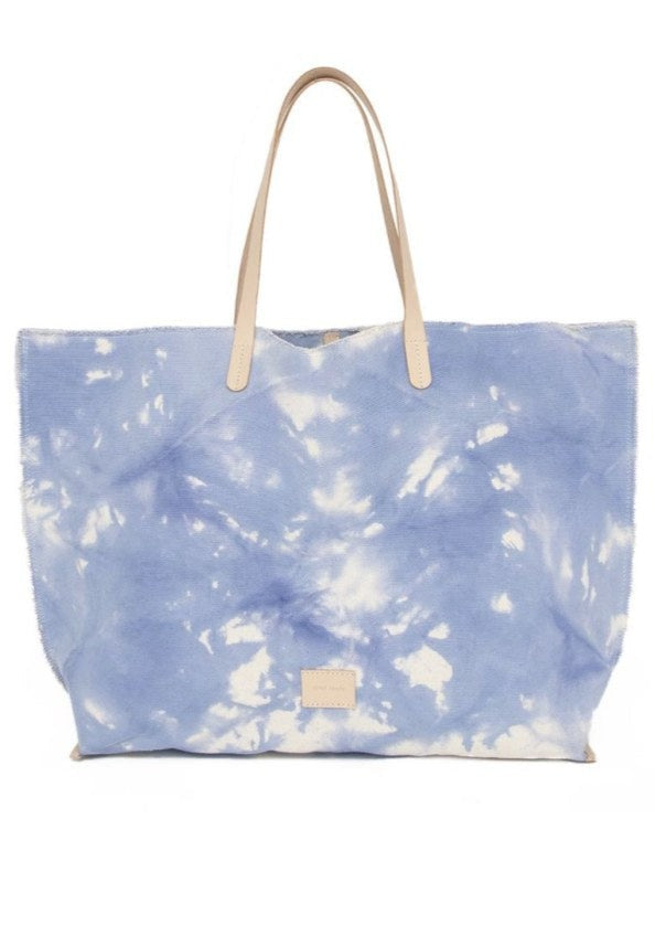 Sky Graf Lantz Hana Boat Bag | Large Heavy Duty Cotton Canvas Tote | Made in USA | Classy Cozy Cool Women's Boutique