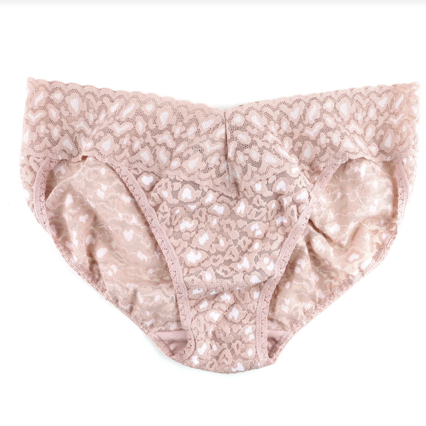 Hanky Panky Signature Lace X-Dye Leopard V-Kini Desert Rose | Made in the USA | Classy Cozy Cool Women’s Made in America Clothing Boutique