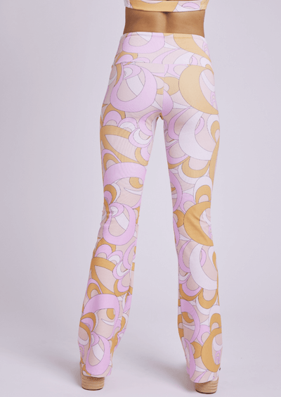 Summer Groove Ribbed Studio Flare Leg Pant
