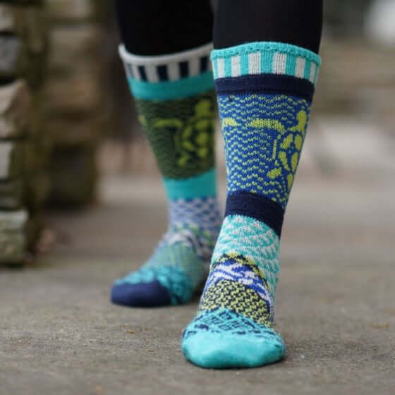 OCEAN Knitted Crew Socks Made in USA