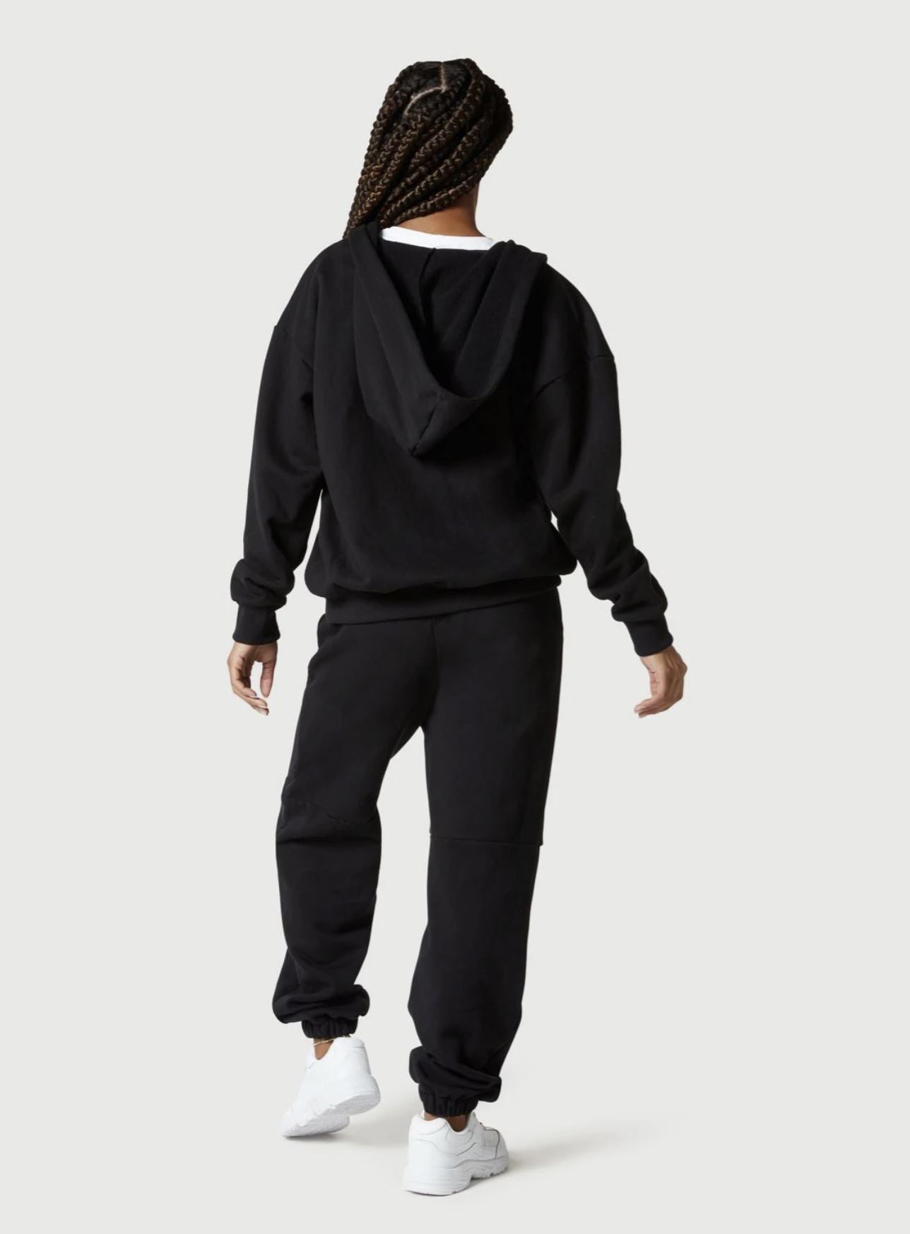 Bring it on Full Zip Black Hoodie | NUX style #H0294 | Made in the USA | Classy Cozy Cool Women’s Clothing Boutique | Matching Sweat Suit