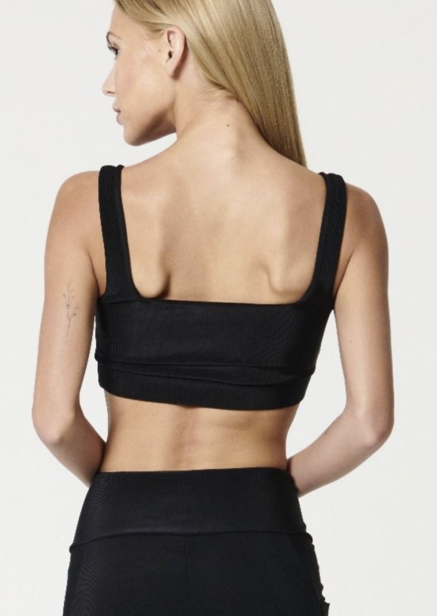 Tai Ribbed Square Neckline Sports Bra for Exercise and Yoga | NUX B90210 | Made in USA | Classy Cozy Cool Women’s Clothing Boutique